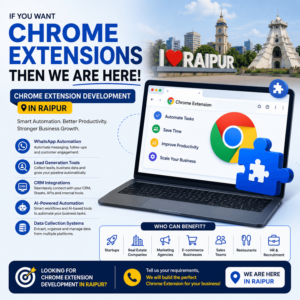 Chrome Extension Development Services in Raipur