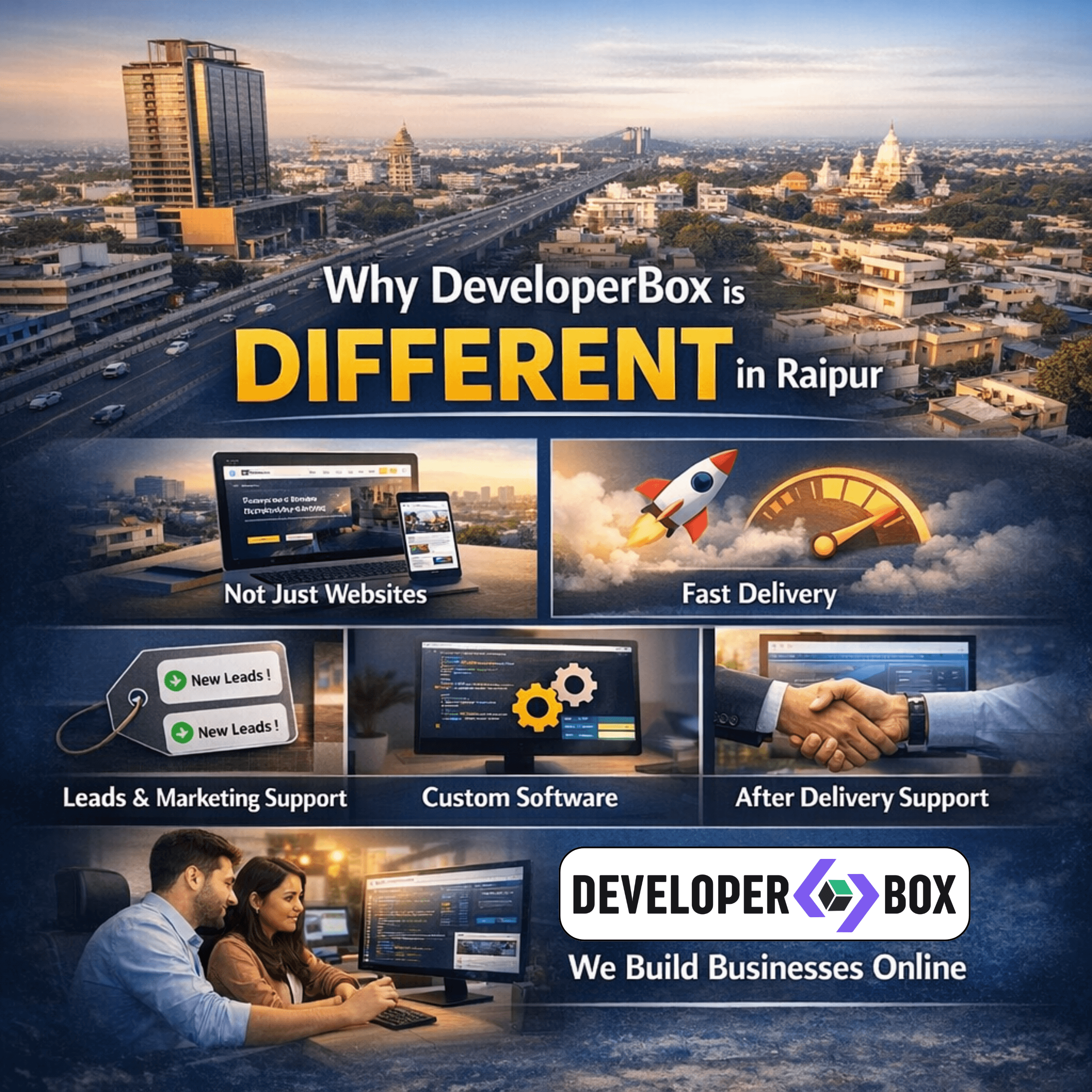 Why Developer Box is Different from Other IT Companies in Raipur