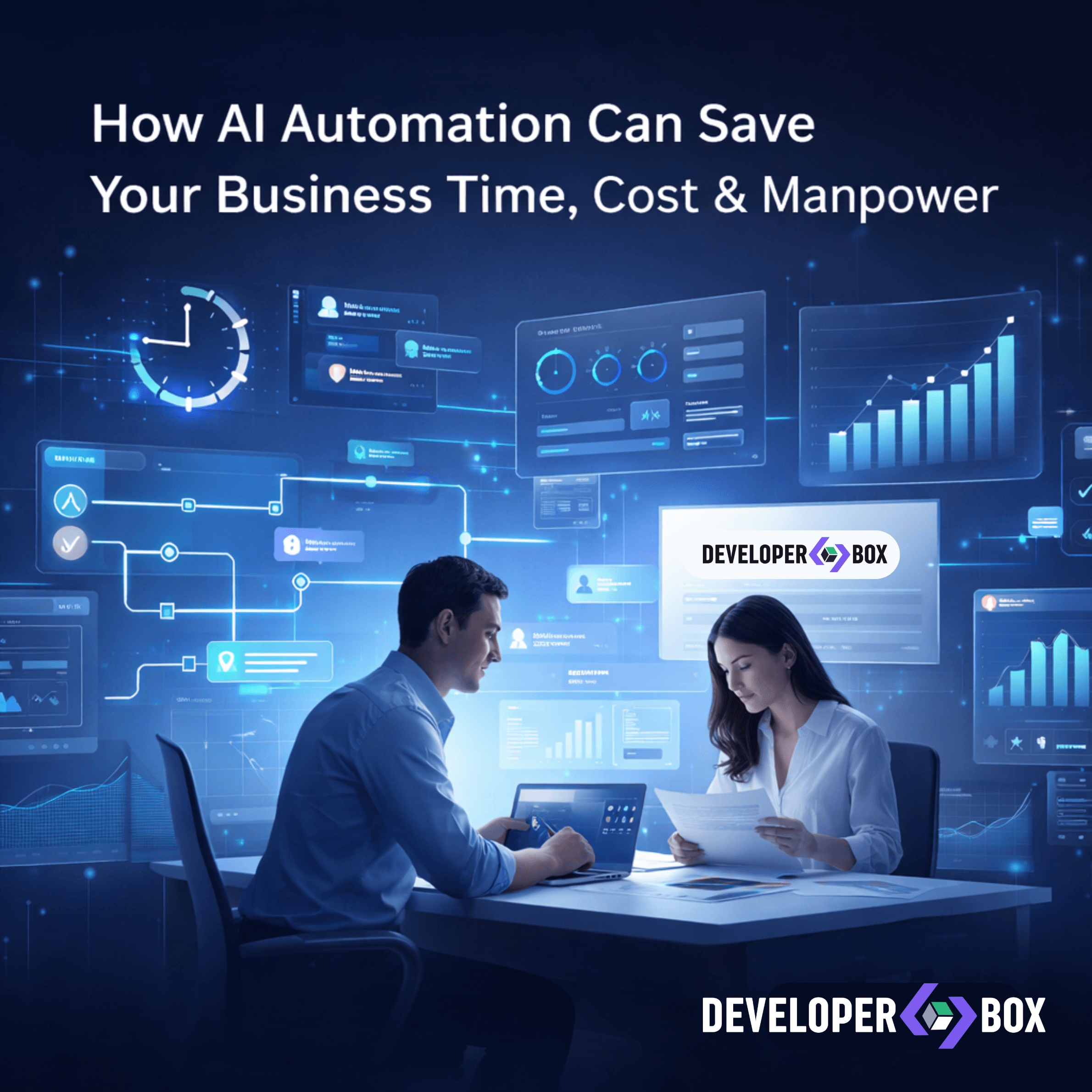 How AI Automation Can Save Your Business Time, Cost & Manpower – With DeveloperBox