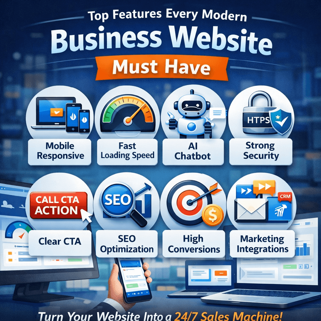 Top Features Every Modern Business Website Must Have