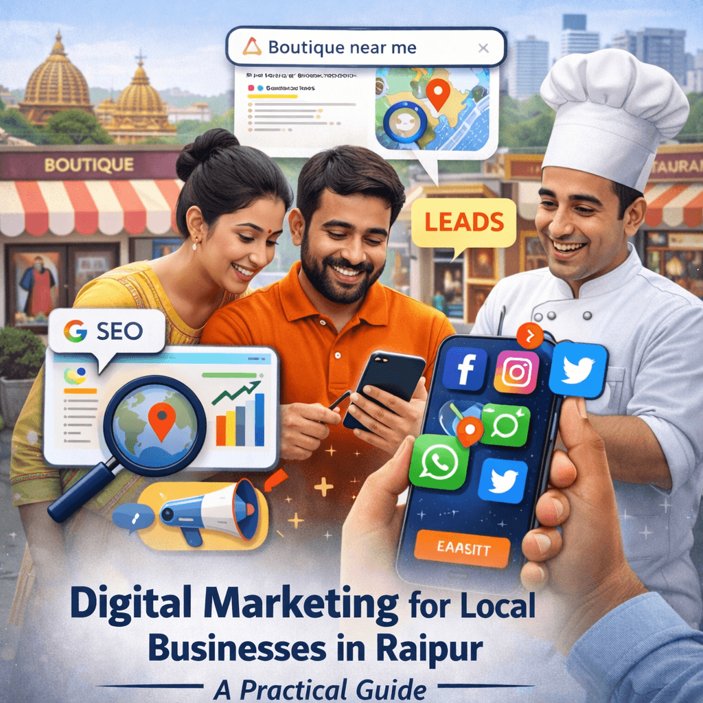 Digital Marketing for Local Businesses in Raipur: A Practical Guide